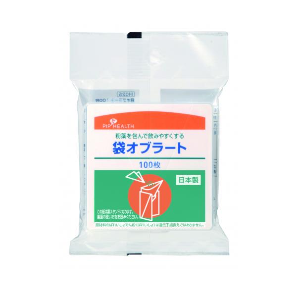 粉薬を飲みやすくする立体的な袋型のオブラートです。