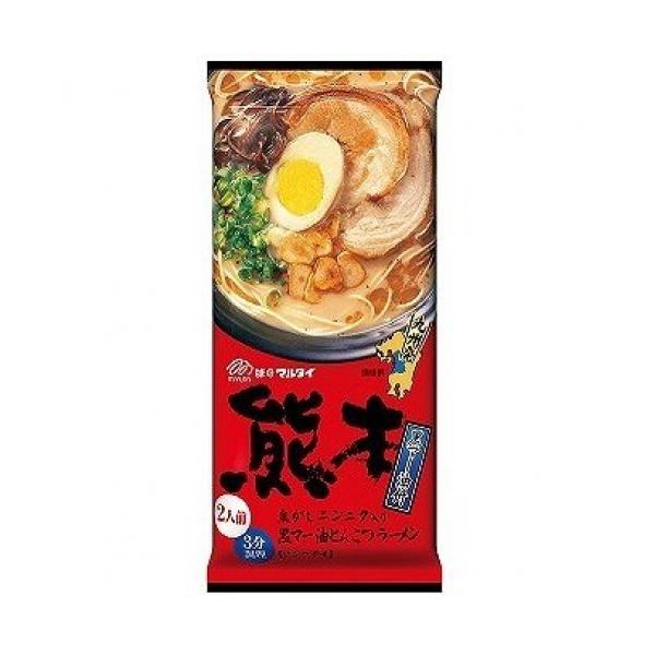 マルタイ　熊本　黒マー油とんこつラーメン　2人前