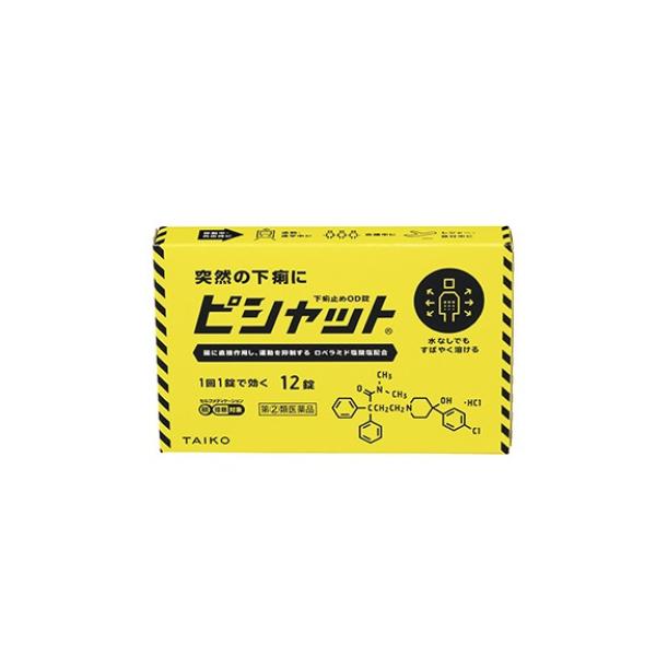 ロペラミド塩酸塩が腸に直接作用してぜん動運動を抑制し、腸管内の水分分泌を抑制することで下痢を改善するお薬です。
