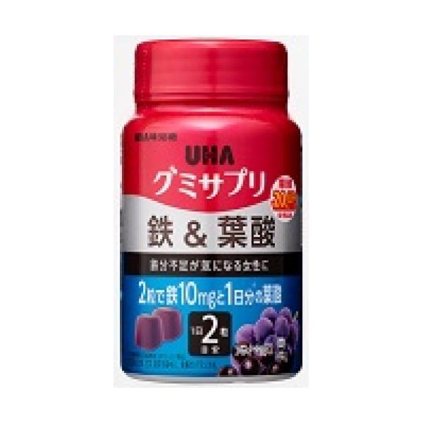 他サイト： グミサプリ　鉄＆葉酸　30日分の商品画像