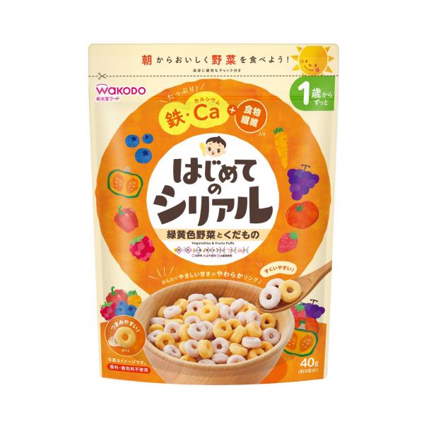 他サイト： 和光堂　はじめてのシリアル　緑黄色野菜とくだもの　40gの商品画像