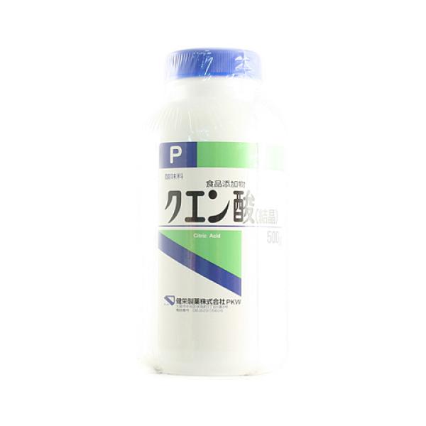 クエン酸(結晶)を99.5%以上含む食品添加物です。本品で乳酸飲料やシソジュースを手軽につくることができます。