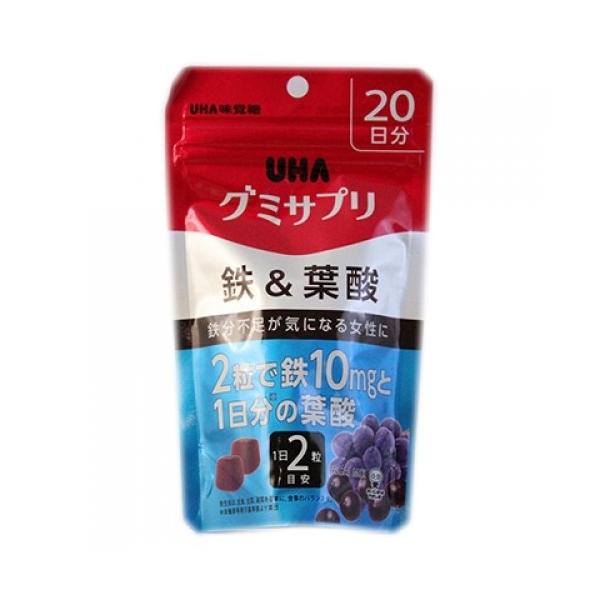 他サイト： 味覚糖　グミサプリ　鉄＆葉酸　20日分の商品画像