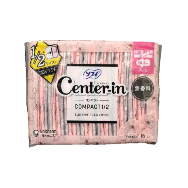 他サイト： センターイン　コンパクト1／2　多い日の昼用　16枚の商品画像