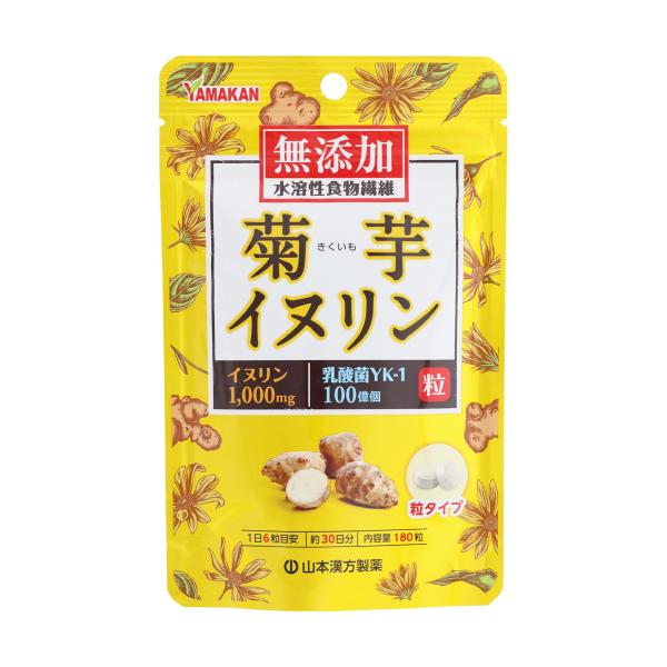 山本漢方　菊芋イヌリン粒　180錠