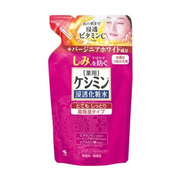 【医薬部外品】ケシミン浸透化粧水とてもしっとり　詰替用　140ml