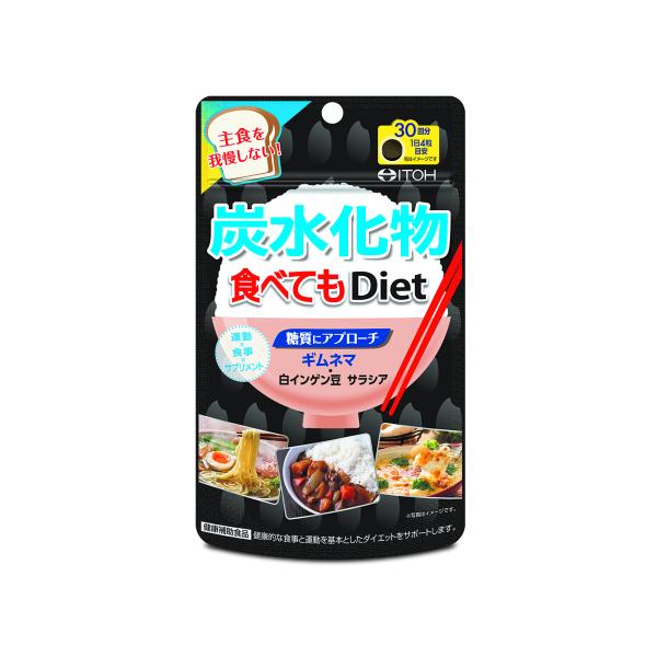 他サイト： 井藤漢方　炭水化物　食べてもDiet　120粒の商品画像