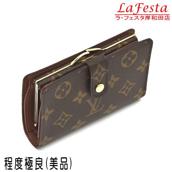 ルイヴィトン がま口財布 モノグラム ポルト モネ・ビエ ヴィエノワ 箱 