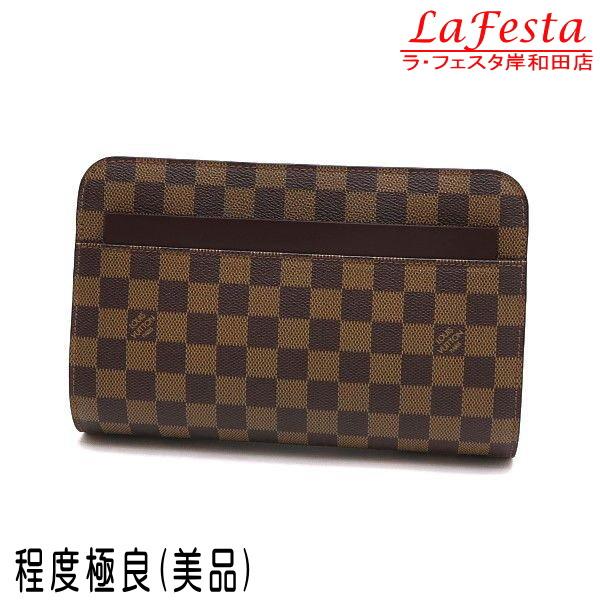 LOUIS VUITTON ルイヴィトン セカンドバッグ リストストラップ ダミエ  