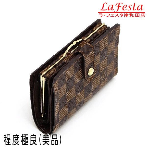 LOUIS VUITTON ダミエがま口財布 楽天市場】【財布】LOUIS VUITTON ルイ ヴィトン ダミエ