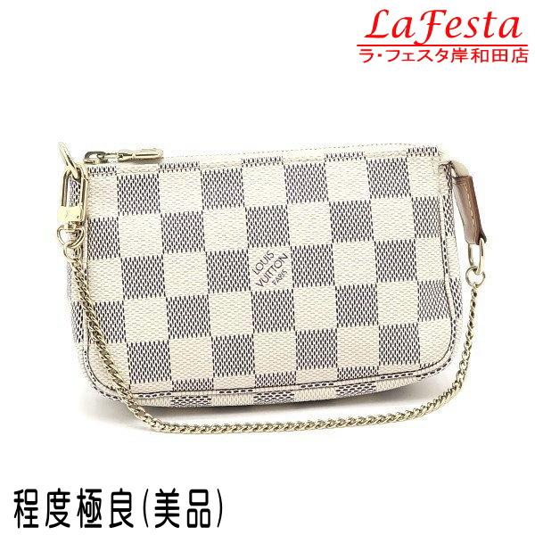 LOUIS VUITTON（ルイ・ヴィトン） チェーン付きミニポーチ ダミエ
