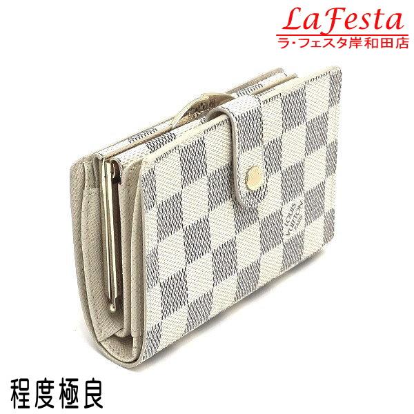 LOUIS VUITTON（ルイ・ヴィトン） がま口財布 ダミエ・アズール ポルト