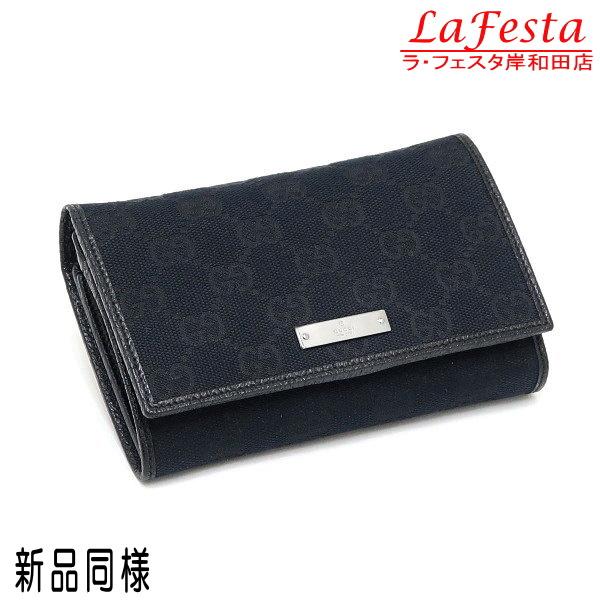 GUCCI（グッチ） コンパクトウォレット 2つ折り財布 GGキャンバス