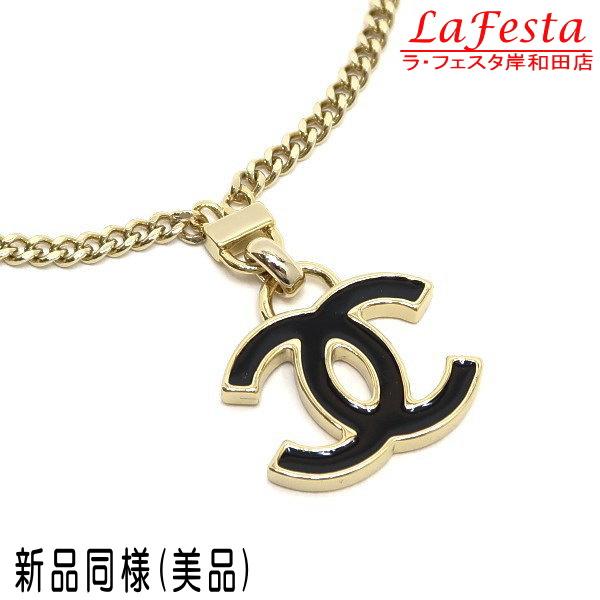 CHANEL ロゴペンダントネックレス ゴールド/ブラック 楽天市場】シャネル ヴィンテージ ココマーク グリポア クローバー