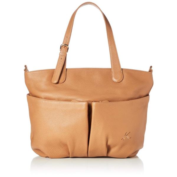 Sale キタムラ サイズ対応 セミショルダーバッグ Y 1105 キャメル ベージュステッチ 茶色 限定special Price