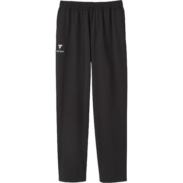 モノトーンを基調に、VICTAS「ピスネーム」をアクセントにした飽きの来ないシンプルなジャージパンツです。◯WUPニットパンツポリエステル100%(エアリーソフトスムース)中国吸汗速乾、伸縮、ユニセックス製品【030013304000000...