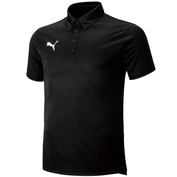 PUMA 神村学園サッカーポロシャツ XL 黒 PUMA（プーマ） SS Polo Shirts ポロシャツ 656336-02 メンズ