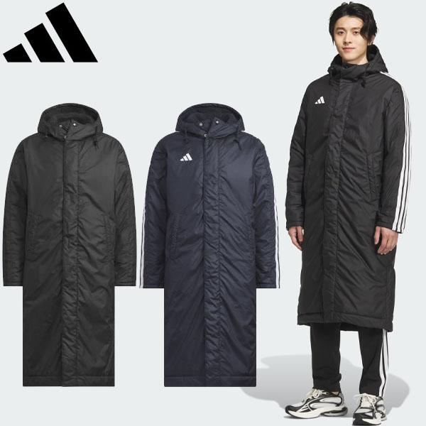 極美品✨adidas アディダスフード付きロングベンチコートL ボア　ブラック黒 楽天市場】アディダス ベンチコート 中綿 メンズ MH 3S ロング