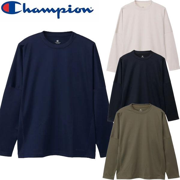 Champion チャンピオン リカバリーウェア ロングスリーブTシャツ C3-CS490 長袖 メンズ Champion（チャンピオン） リカバリーウェア ロングスリーブTシャツ C3