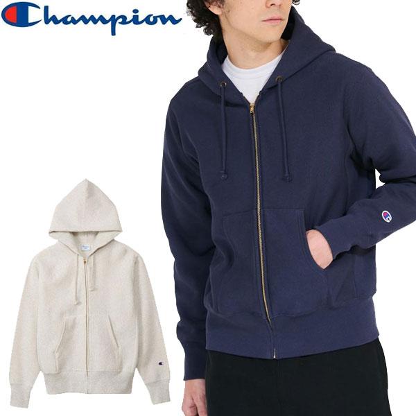 Champion チャンピオン リバースウィーブ ジップフーデッドスウェットシャツ メンズ C3-Y134