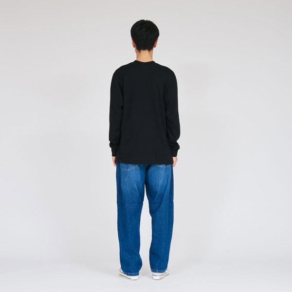 Hanes �w�C���Y KURO �� �N�� �N���[�l�b�N�����O�X���[�uT�V���c ���� HM4-D202 �����Y HM4D202 ���i�摜3