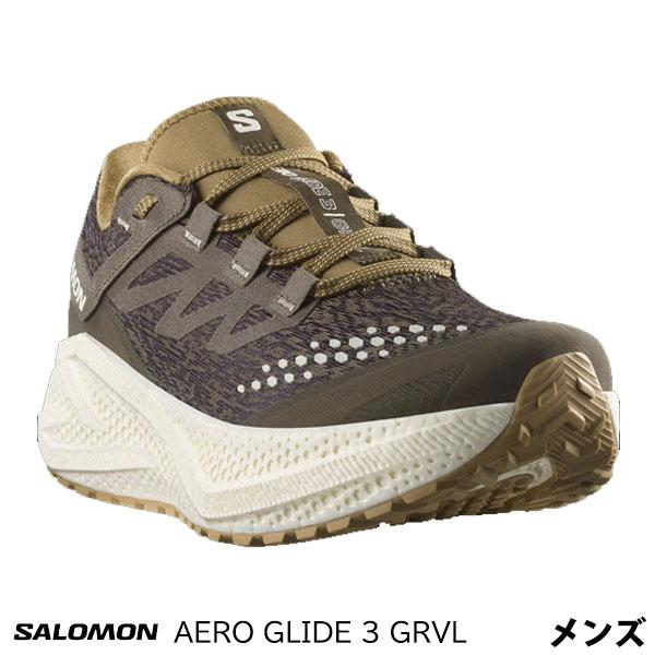サロモン SALOMON AERO GLIDE 3 GRVL メンズ ランニングシューズ L47869700 SALOMON（サロモン） SALOMON AERO GLIDE 3 GRVL メンズ ランニング