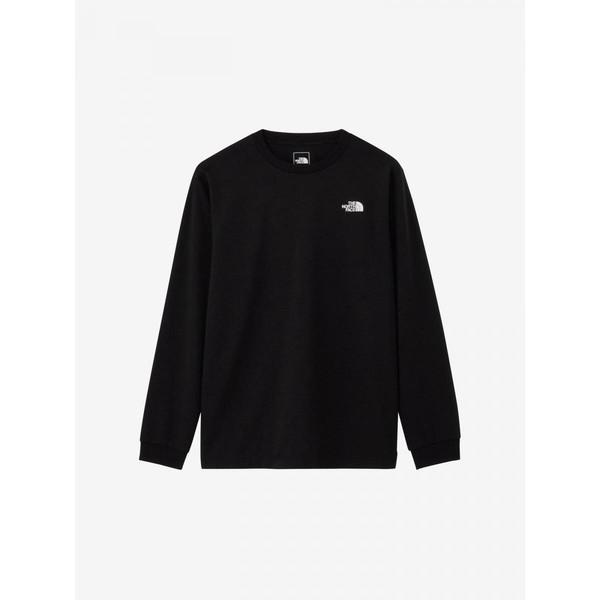 ザ・ノース・フェイス THE NORTH FACE ロングスリーブマウンテニアリングロゴクルー 長袖Tシャツ ユニセックス NT82688-K