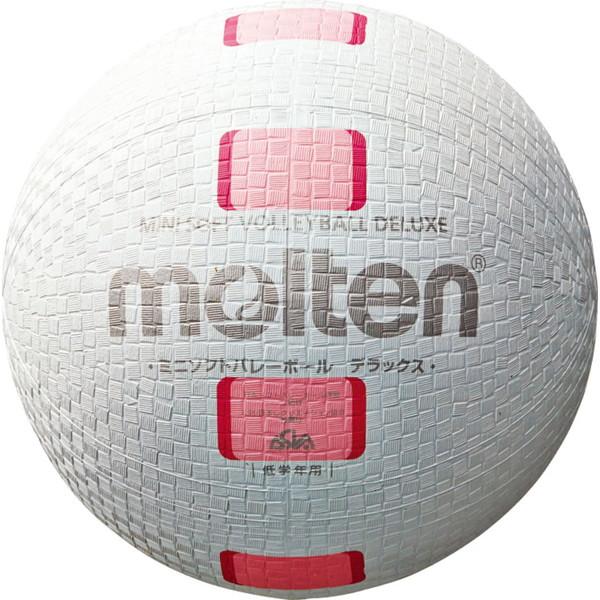 モルテン（molten） ミニソフトバレーボールデラックス 白ピンク バレー ボール S2Y1500WP