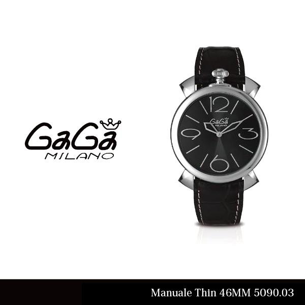 yLaGAEgbgzy󂠂FzyGaGa MILANO-KK@~m-zManuale Thin 46MM 5090.03 Gray@Swiss Made