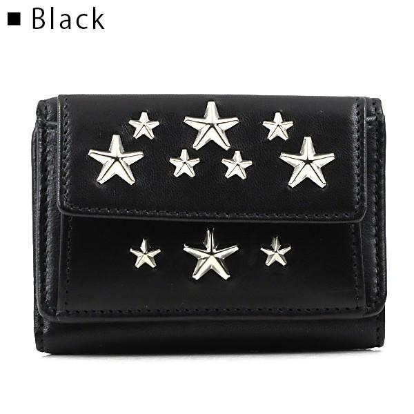 激安通販の Jimmy Choo ジミーチュウ Nemo ネモ 三つ折り財布 スタースタッズ ミニ財布 メール便無料