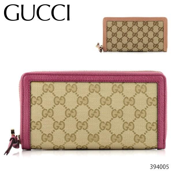 GUCCI GGモノグラム 長財布 ピンク GUCCI GGモノグラム 長財布 ピンク
