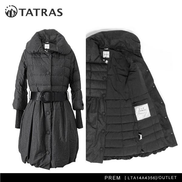 新品未使用 TATRASレディースフェイスファ－コ－ト TATRAS タトラス TINO ティーノ ファー付き ショートダウンジャケット