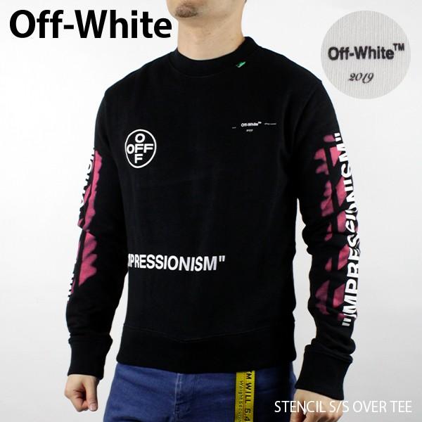 off white Off-White オフホワイト DIAG STENCIL SLIM CREWNECK off white Off-White オフホワイト DIAG STENCIL SLIM CREWNECK