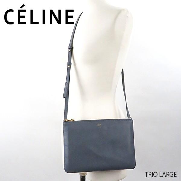 CELINE セリーヌ TRIO LARGE 187613BEB トリオ ラージ ショルダー CELINE セリーヌ TRIO LARGE 187613BEB トリオ ラージ ショルダー