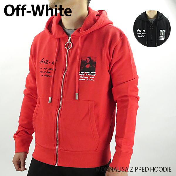 off white（オフホワイト） Off-White モナリザ プリント ジップアップ
