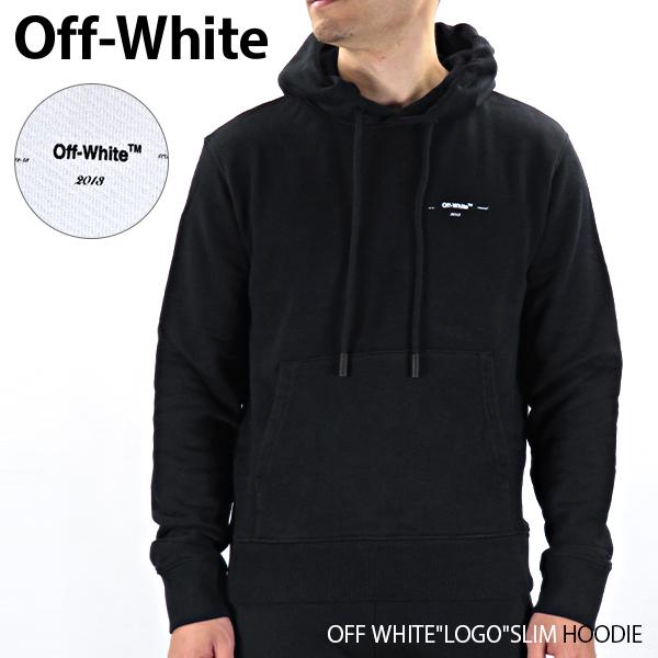 off white（オフホワイト） Off-White メンズ ロゴ スリム フーディ