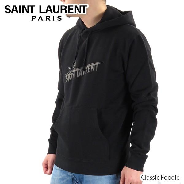 割引も実施中 XL パーカー LAURENT 名作 ロゴ 超美品 SAINT パーカー