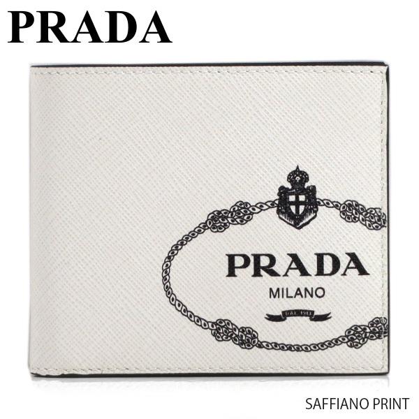 Prada プラダ Saffiano Print サフィアーノ プリント 2つ折り財布 ロゴ レザー メンズ 2mo513 2mb8 Lag Onlinestore 通販 Yahoo ショッピング