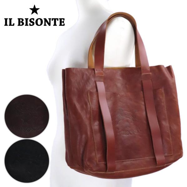 IL BISONTE（イルビゾンテ） TOTE BAG トートバッグ A4収納 ロゴ