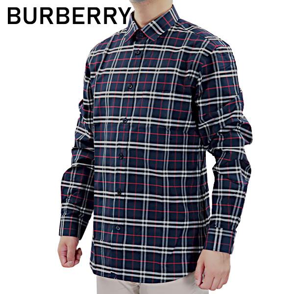 BURBERRY バーバリー Check Slim Fit Cotton Shirt 8018640 スリム