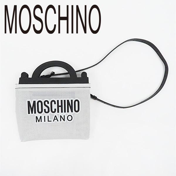 MOSCHINO（モスキーノ） Logo Mesh Shoulder Bag A75788221 1001 ロゴ 