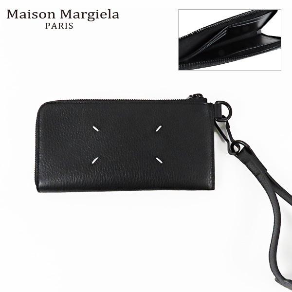 Maison Margiela メゾンマルジェラ Zip Around Wallet 長財布 L字ファスナー 刺繍 メンズ S35UI0518  P2686 H1669