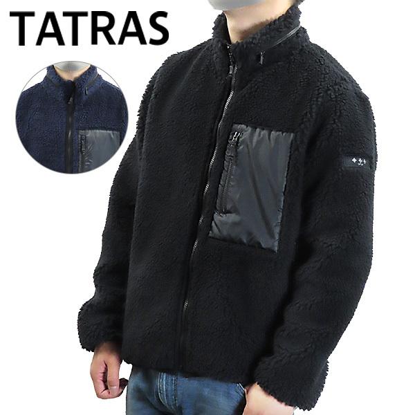 美品 TATRAS タトラス フリース CARUNA ボアジャケット TATRAS（タトラス） CARUNA カールーナ ボアフリースブルゾン ロゴ