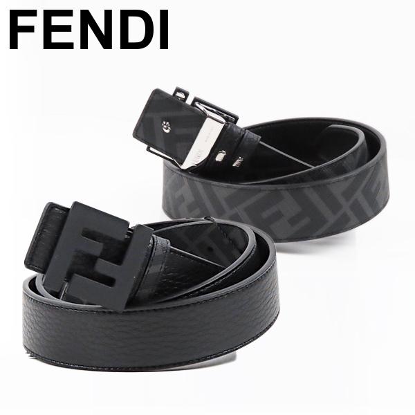 FENDI フェンディ FFMOTIF RFREVERSIBLE BELT 7C0432 AH8Y F0QA1 NERO