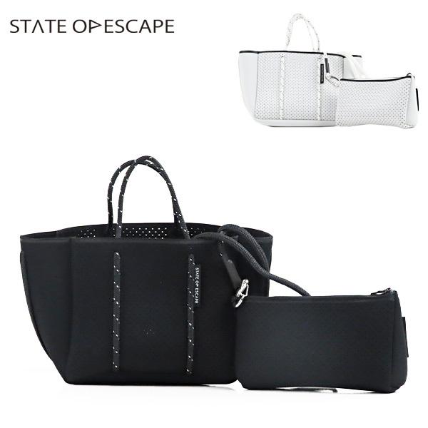STATE OF ESCAPE ブラック ハンドバッグ プティ プティエスケープ ハイライトフレック ブラック｜Core