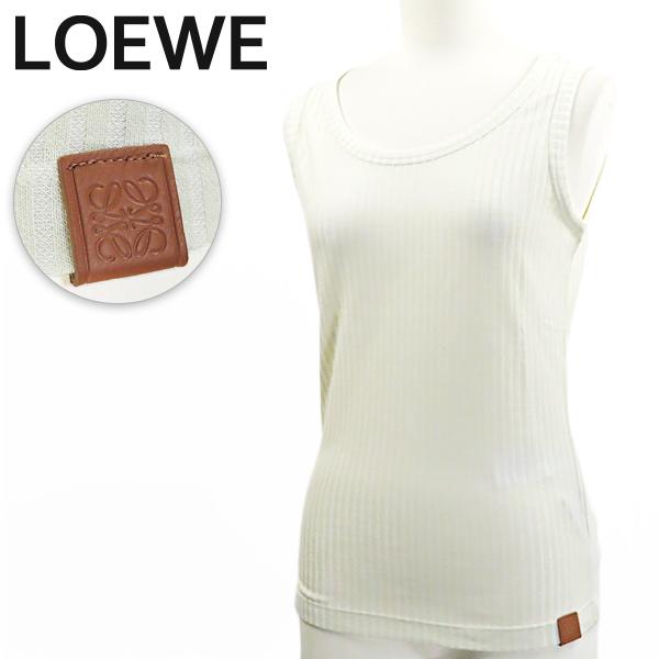 LOEWE（ロエベ） Tank tops S359Y23X13 2453 タンクトップ レザー ロゴ