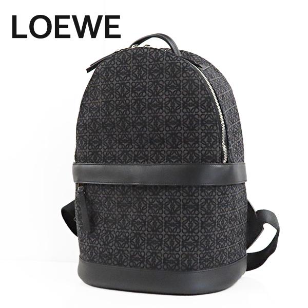 【完売必至】ロエベ■スリムバックパック アナグラムジャカード VIP特価☆LOEWE☆アナグラムバックパック☆ジャカード&カーフ