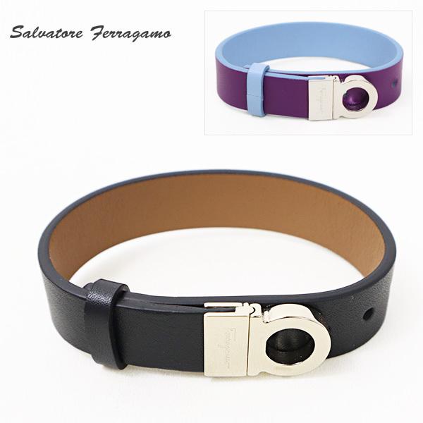 FERRAGAMO Feragamo フェラガモ BRACELET レザーブレスレット