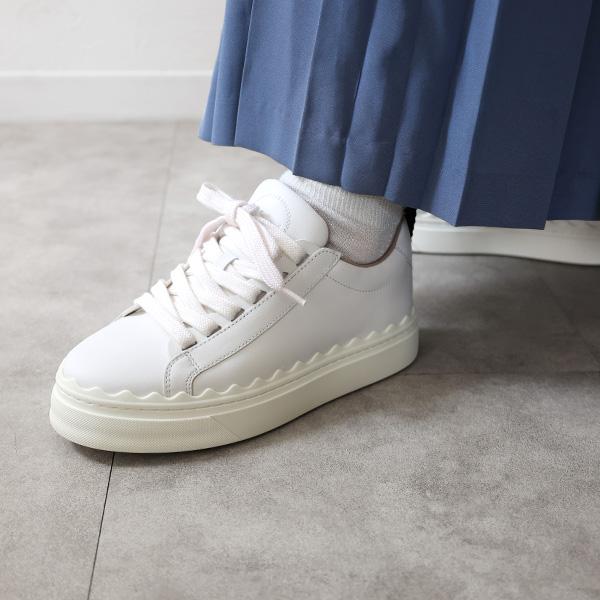 Chloe（クロエ） LAUREN Low cut sneaker CHC19S10842 101 スニーカー