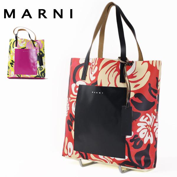 MARNI マルニ SHOPPING BAG ショッピング トートバッグ PVC